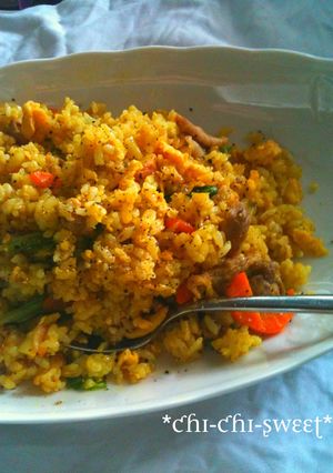 ＊お手軽に黒胡椒カレーチャーハン＊-レシピのメイン写真