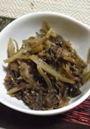 牛肉・ごぼう・舞茸のしぐれ煮-レシピのメイン写真