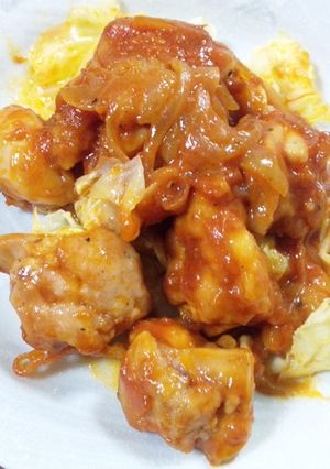 簡単☆鶏もも肉のケチャップ炒め-レシピのメイン写真