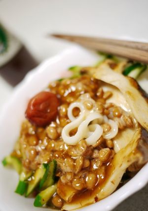 コク仕立てなのにサッパリ！サラダうどん♪-レシピのメイン写真