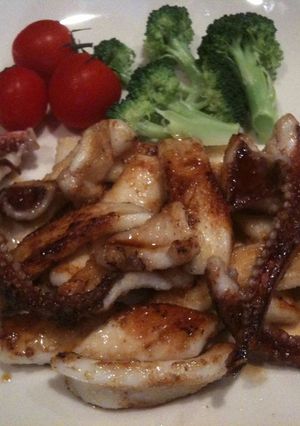 イカのニンニク醤油バターソテー-レシピのメイン写真