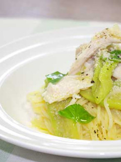 玉の輿を引き寄せ!?なすと鶏の冷製パスタ-レシピのメイン写真