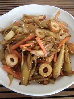きんぴらごぼうにちくわ◎-レシピのメイン写真