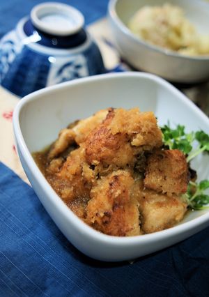 鶏から揚げの紹興酒みぞれ和え-レシピのメイン写真