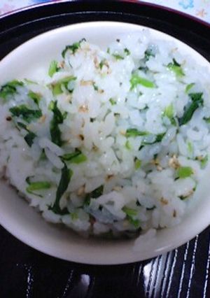 ☆柔らか青菜の混ぜご飯☆-レシピのメイン写真