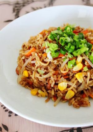 炊飯器で☆簡単そばめしチャーハン☆-レシピのメイン写真