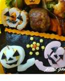 ちくわで簡単ハロウィンおかず♪