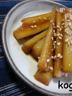 安いのに絶品!ごぼうの甘酢煮 -レシピのメイン写真
