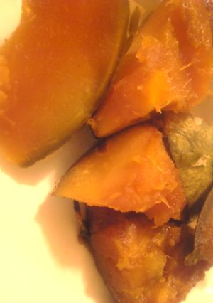 かぼちゃと蜂蜜の煮物-レシピのメイン写真