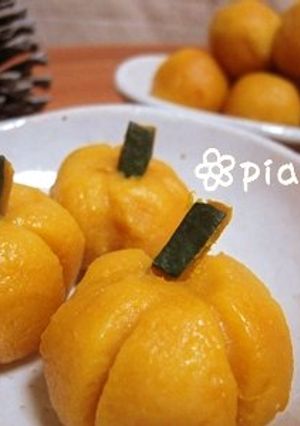 見た目もかぼちゃのかぼちゃ団子☆-レシピのメイン写真