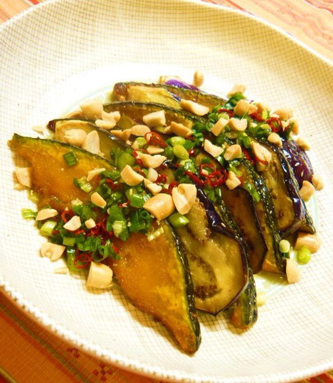 かぼちゃとなす ぼけなす。どてかぼちゃ。｜原 一平太