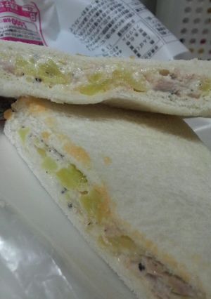 黒胡椒きかせて♪ツナポテトサンド♪-レシピのメイン写真