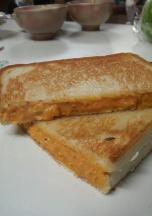 オーロラポテトの♪とける食感ホットサンド-レシピのメイン写真