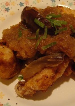 青じそ風味の鶏のみぞれがけ-レシピのメイン写真