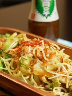 青紫蘇ドレッシングで♪ツナと梅の焼きそば-レシピのメイン写真