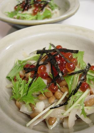 少～し贅沢❤ちくわ納豆いくらのせ-レシピのメイン写真