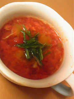 レンジでお手軽☆あったかトマトスープ-レシピのメイン写真