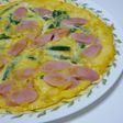 おさかなのソーセージでニラ玉