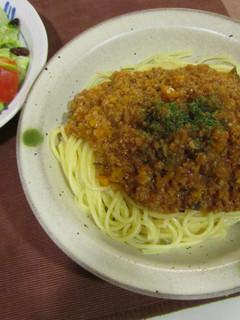レンジで野菜たっぷりミートソース-レシピのメイン写真