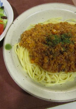 レンジで野菜たっぷりミートソース-レシピのメイン写真