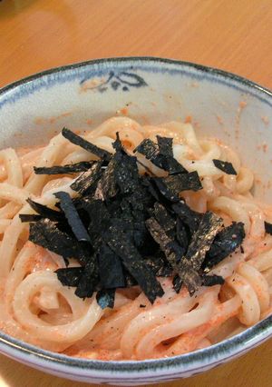 超簡単　ウマウマ明太子マヨうどん-レシピのメイン写真