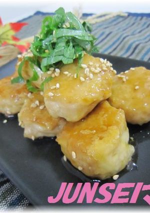 鶏チーズつくね✿青じそ風味-レシピのメイン写真
