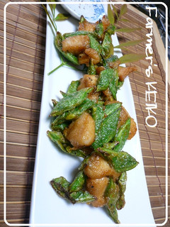 【農家のレシピ】インゲンの中華かき揚げ-レシピのメイン写真