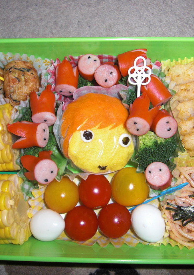 運動会の弁当2008　ポニョ編（覚書）-レシピのメイン写真