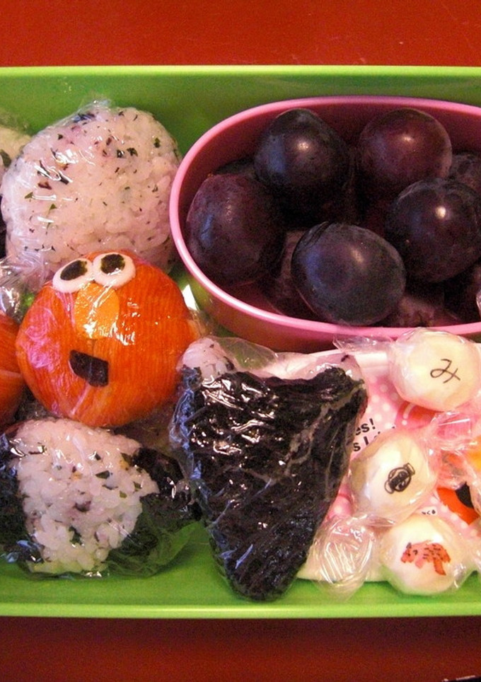 運動会の弁当2008　エルモ編（覚書）　-レシピのメイン写真