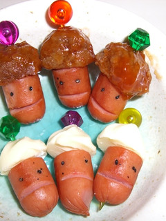 キャラ弁☆ウィンナーdeどんぐりぼうや♪-レシピのメイン写真