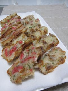 焼きちくわの紅生姜入り磯辺揚げ-レシピのメイン写真