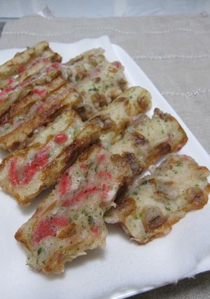 焼きちくわの紅生姜入り磯辺揚げ-レシピのメイン写真
