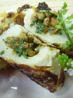 活焼きちくわの納豆天-レシピのメイン写真