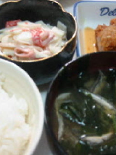 大根とかにかまのサラダ (1/10の晩ご飯)-レシピのメイン写真