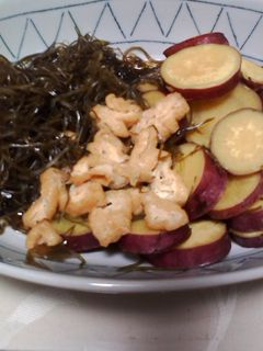糸こんぶとさつまいもの煮物-レシピのメイン写真