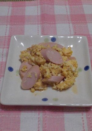 魚肉スクランブルエッグポン酢炒め-レシピのメイン写真