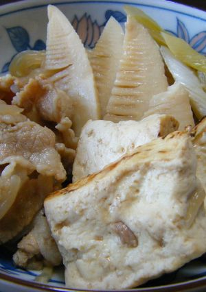 筍と焼き豆腐の煮物-レシピのメイン写真
