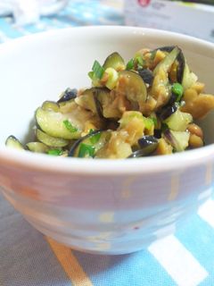 茄子の納豆和え-レシピのメイン写真