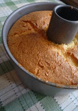 甘さひかえめ　あっさりシフォンケーキ-レシピのメイン写真