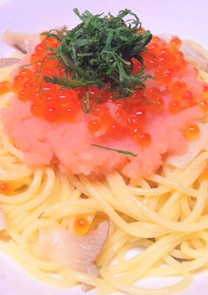 たらことイクラのぷちぷちパスタ-レシピのメイン写真