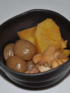 さつまいもと鶏肉の煮物-レシピのメイン写真
