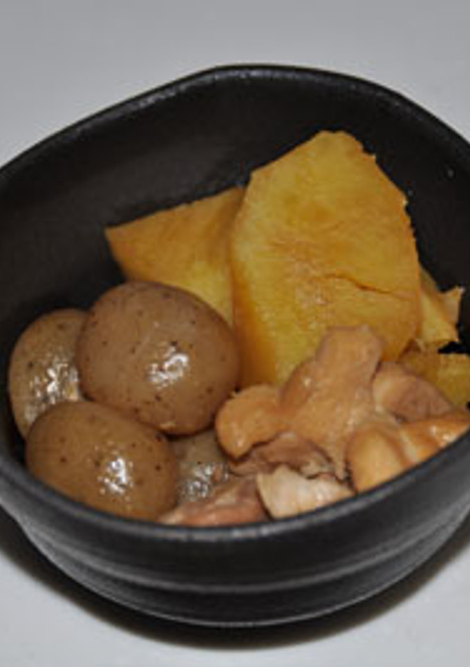 さつまいもと鶏肉の煮物-レシピのメイン写真