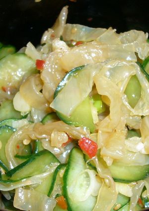 市販のお惣菜で簡単！スタミナ中華くらげ-レシピのメイン写真
