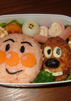 キャラ弁☆アンパンマン＆チーズ-レシピのメイン写真