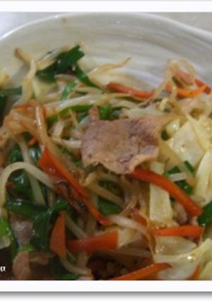 野菜炒め(今夜は和風)-レシピのメイン写真