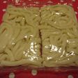 うどんを2つに☆袋はそのまま