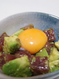 マグロの和風ユッケ-レシピのメイン写真