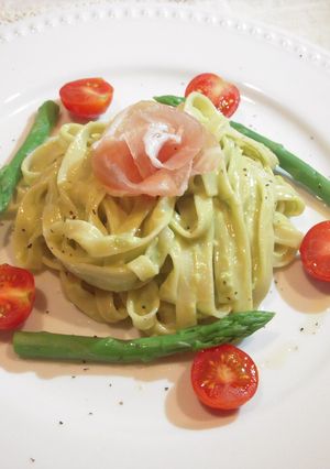 まるごとアボガドの冷製パスタ♡-レシピのメイン写真