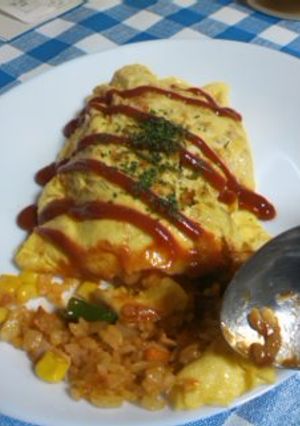 ○●○つぶつぶ野菜のオムライス○●○-レシピのメイン写真