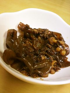 ☆ ~ご飯のお供に~ 蒟蒻と茸の炒り煮☆-レシピのメイン写真